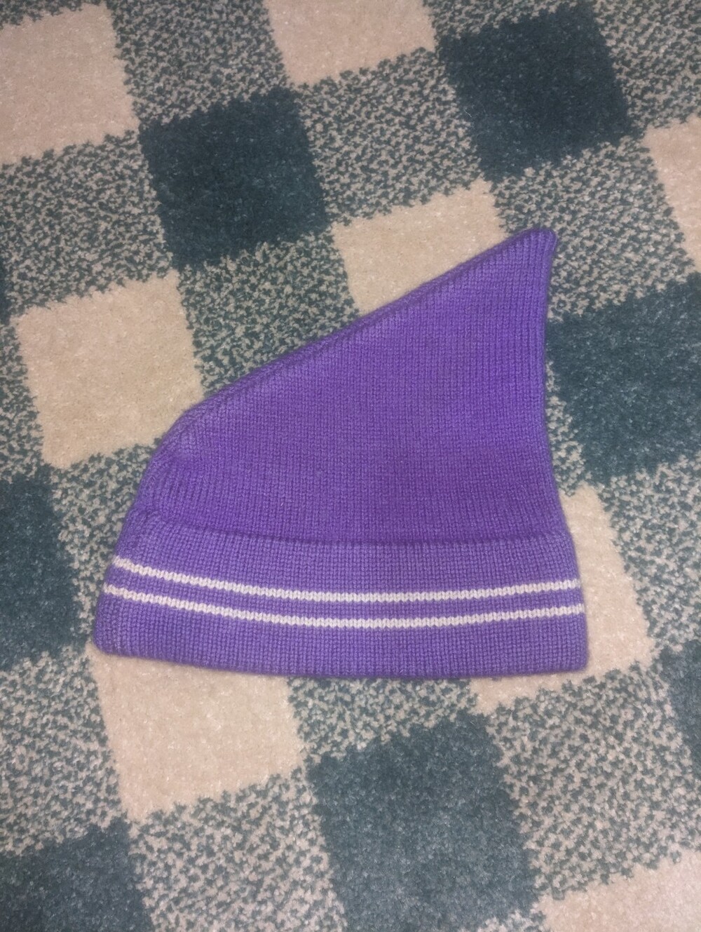 Funky Purple Knit Wool Moriarty Hat Beconta Inc